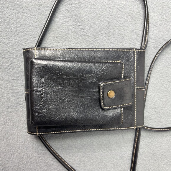 Nine & Company Wallet Crossbody Bag Womens One Size Black Phone Purse ID Window - Picture 4 of 9